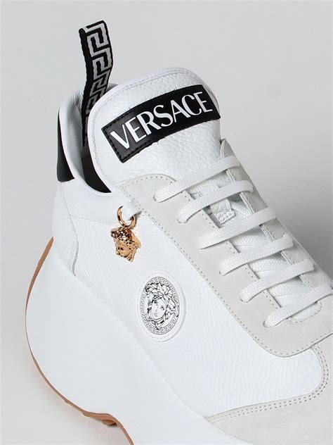 zapatos versace blanco|zapatos versace mujer.